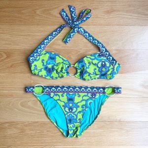 Nanette Lepore multicolored bikini set